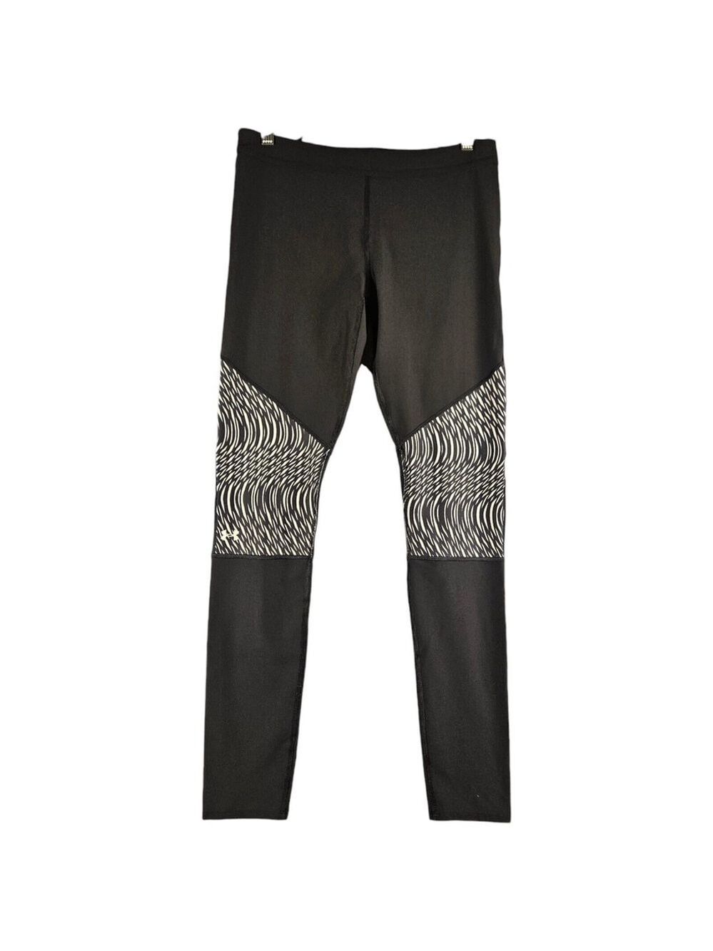 Under Armour Women’s Black Printed Leggings Size Medium Performance Activewear